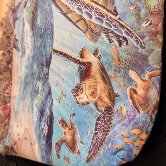 NEW- Cosmetic bag- Sea Turtles - Picture 4 of 6